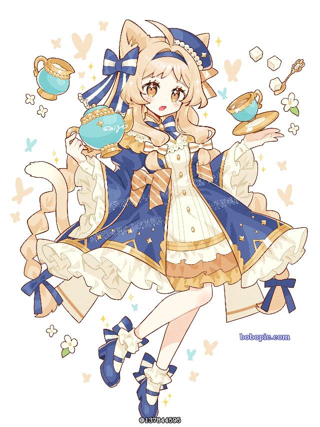 女孩子, 插画, 原创, 原创角色, 兽耳, cat ears