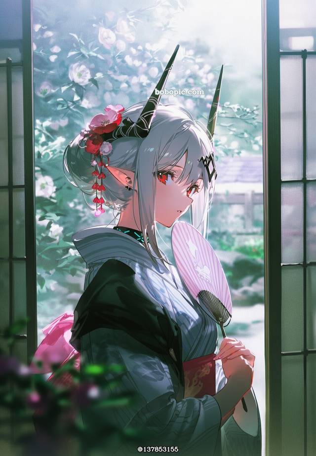 和服, 泥岩（明日方舟）, 明日方舟, AI-Generated