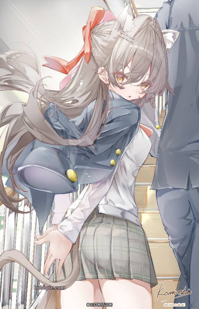 女孩子, young girl, 原创, 原创角色, 兽耳, cat ears, 可爱, 美