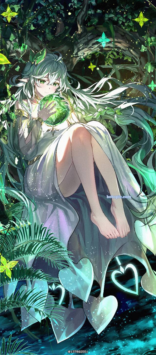 Genshin Impact, Nahida, 大慈树王, 脚底, 女孩子, young girl