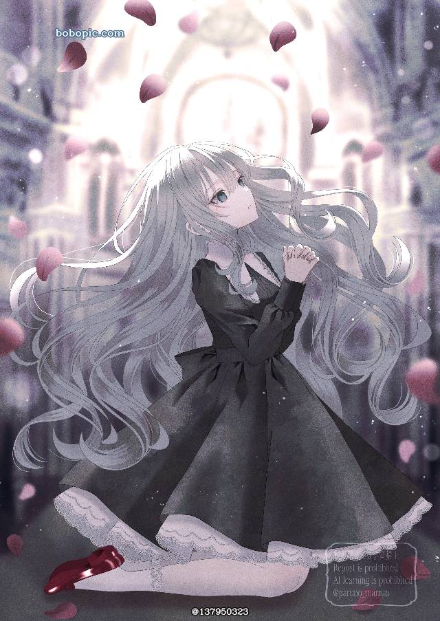 女孩子, 银发, church