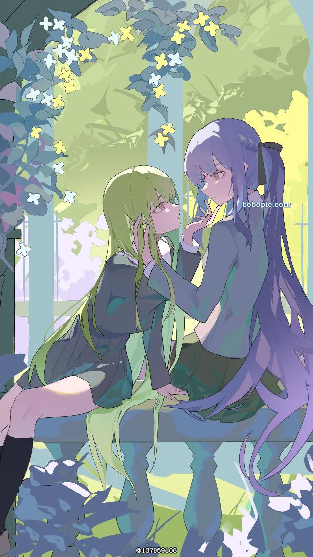 女孩子, beautiful girl, Arknights, Mutsu Wakaba, Sakiko Togawa, Mutsumi/Sakiko