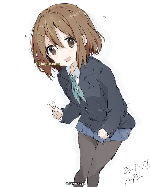 平泽唯, 轻音少女, 女孩子, uniform, young girl, 生日