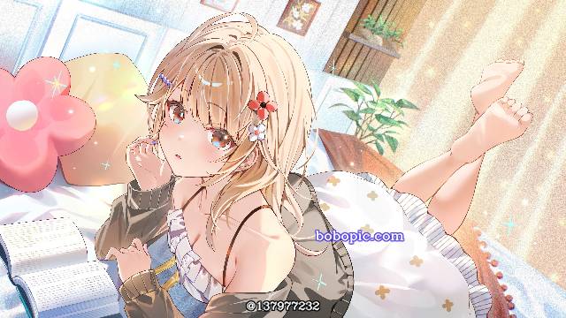 女孩子, 房间, 虚拟主播