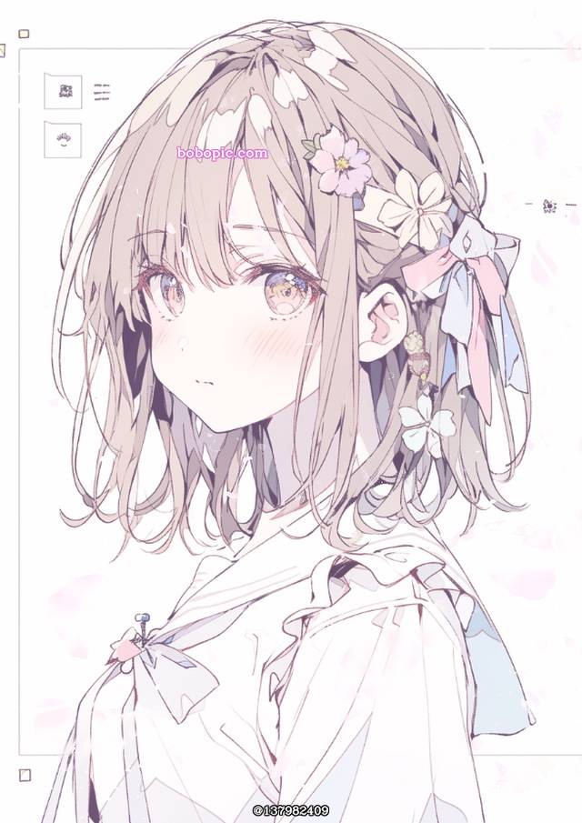 可爱, spring, 原创, 插画