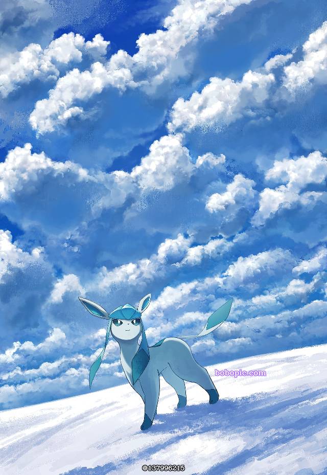 精灵宝可梦, 冰伊布, 伊布家族, Glaceon (Pokémon), Pokemon 100+ bookmarks