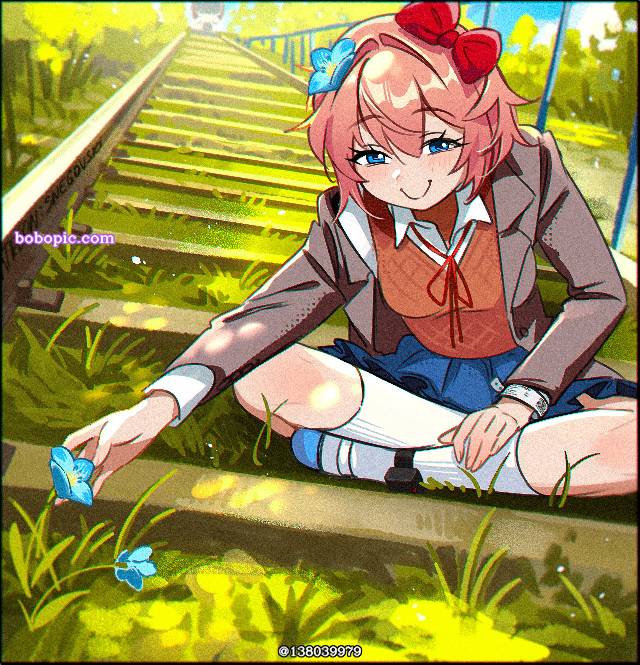 Sayori (Doki Doki Literature Club!), 女校学生