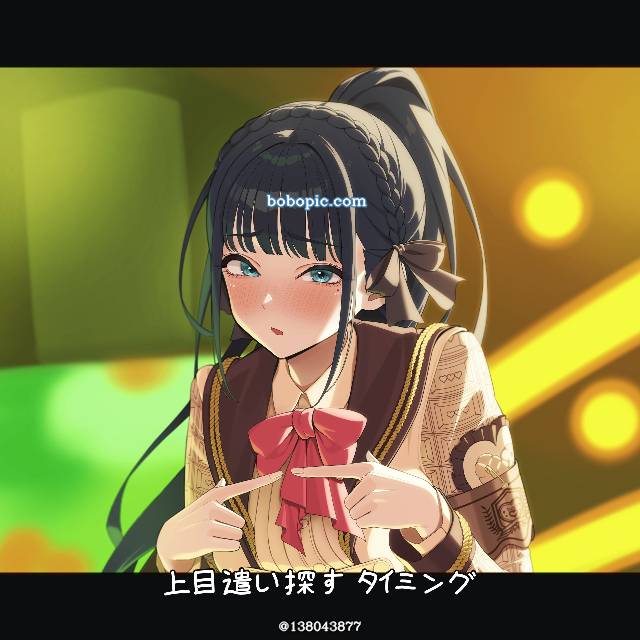Gakuen IDOLM@STER, Tsubame Amaya, 泪痣, 马尾
