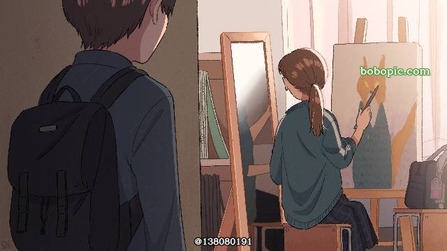 原创, 原创, 插画, 女孩子, 男孩子