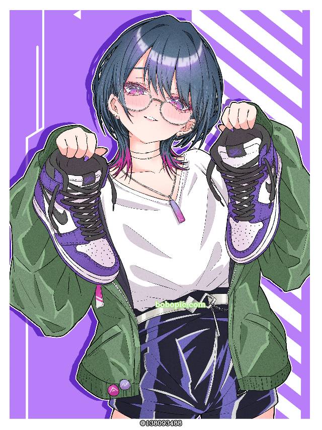 sneakers, 眼镜, 彩虹社, Toru Koshimizu