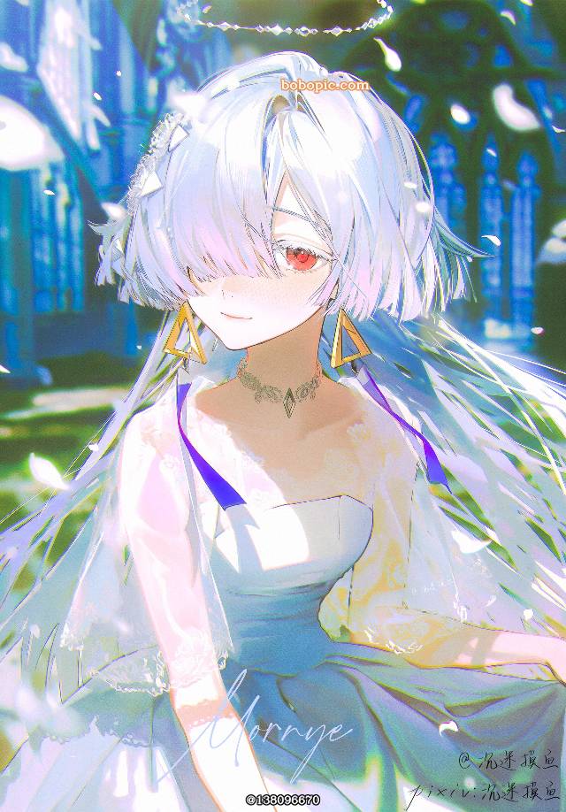 Wuthering Waves, 白发, doujin, illustration, 女孩子, Wuthering Waves