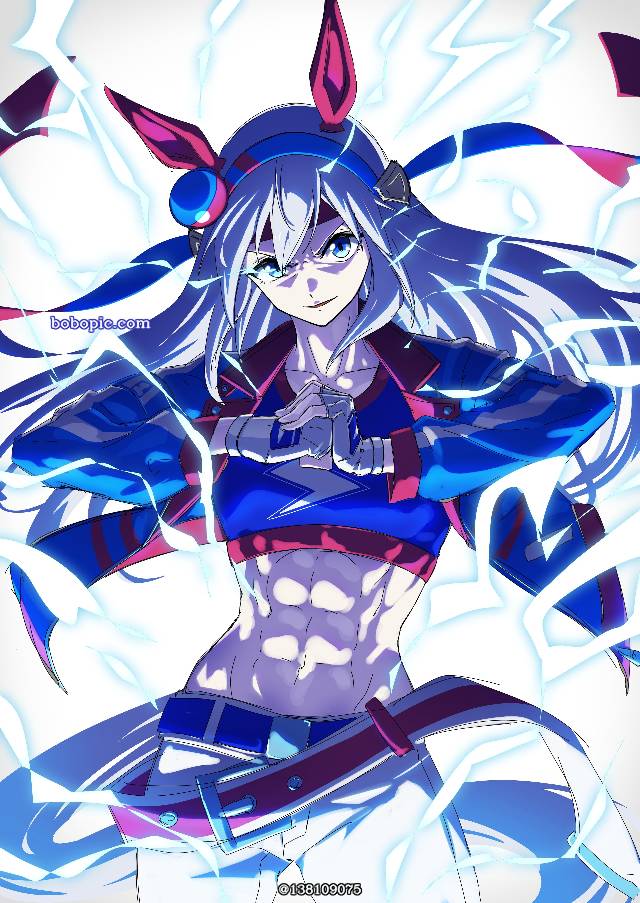 赛马娘Pretty Derby, 赛马娘 Cinderella Grey, Tamamo Cross (Uma Musume), 腹肌, 肌肉娘