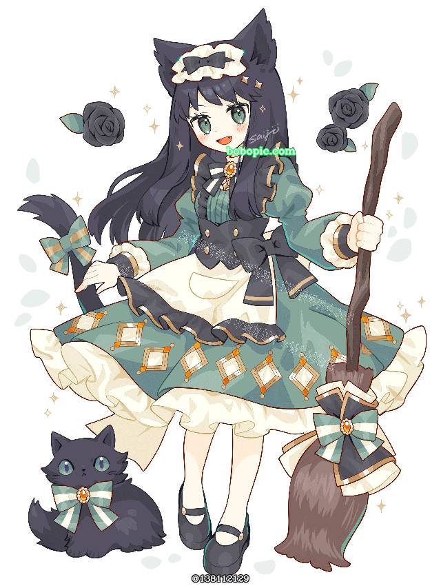 女孩子, 插画, 原创, 原创角色, cat ears, 兽耳