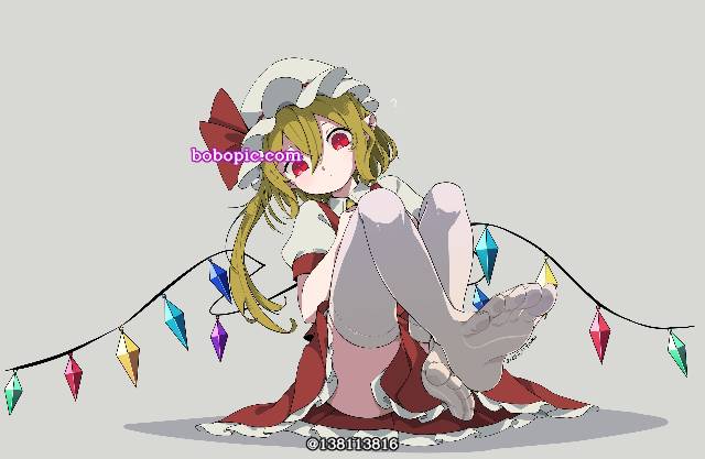 东方Project, 芙兰朵露・斯卡蕾特, 着袜足底