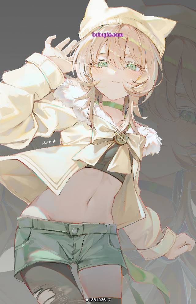 女孩子, young girl, Muu Kusunoki, MILGRAM, belly, 大腿, 长筒袜, 绝对领域