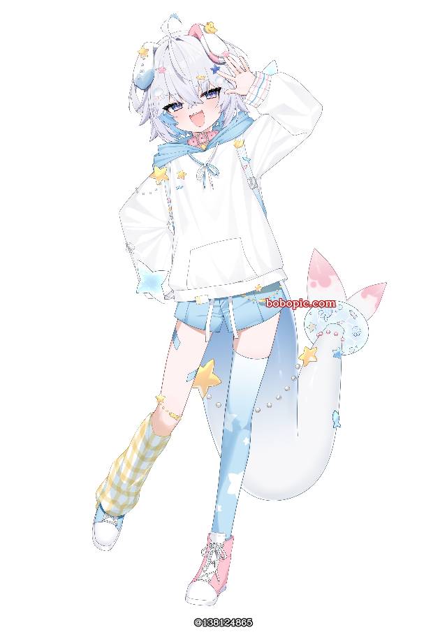 兽耳, 女孩子, 双马尾, 萝莉, 虚拟主播