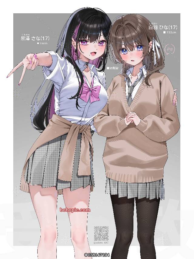 女孩子, 原创, 原创, uniform, yuri, 原创百合