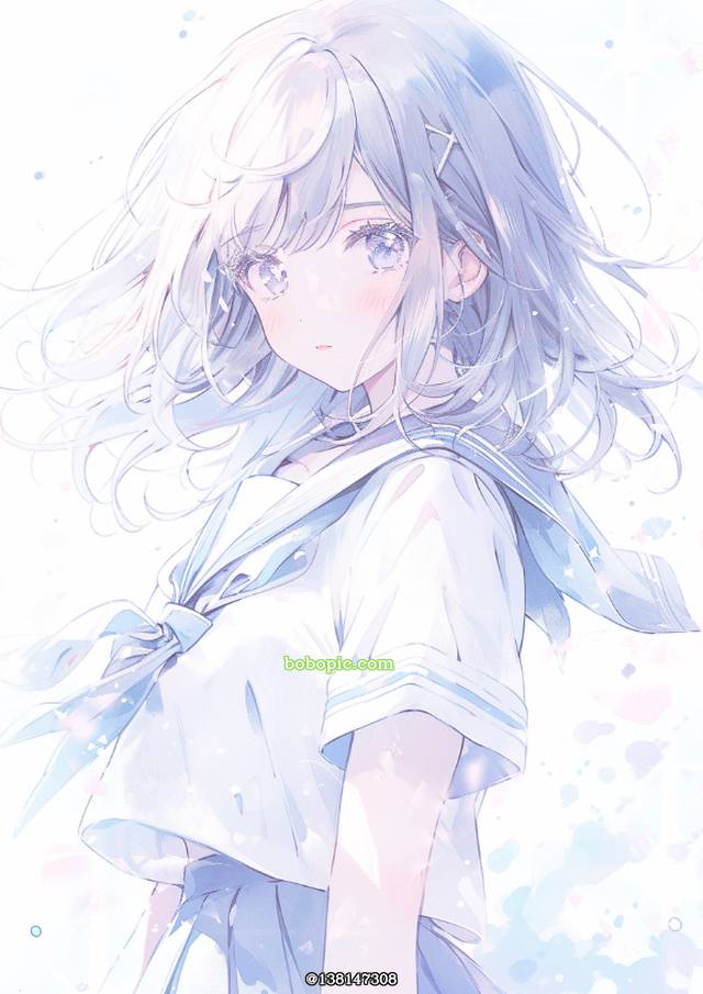 sketch, 原创, uniform, 女孩子, 插画