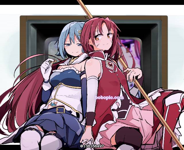 涂鸦, 魔法少女小圆, 美树沙耶香, 佐仓杏子, 红蓝（魔法少女小圆）, breastplate