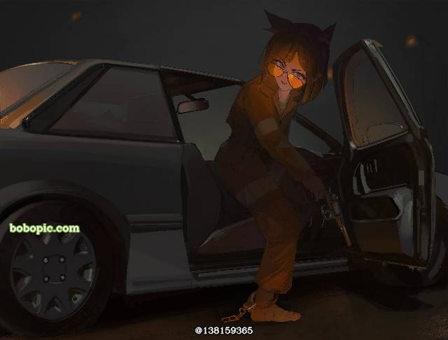 兽耳, cat ears, armed young ladies, 军事, 枪, sunglasses