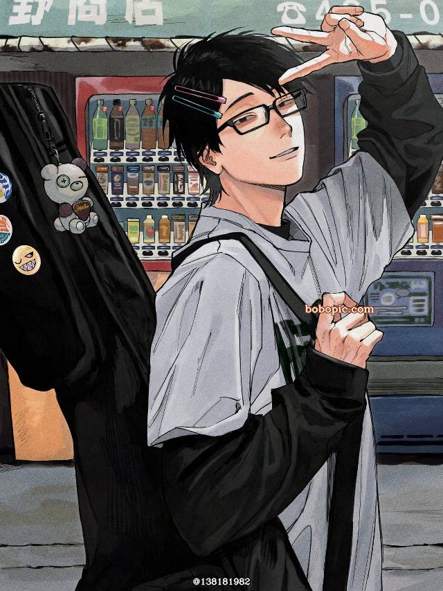 创作男子, 原创, 原创, glasses boy