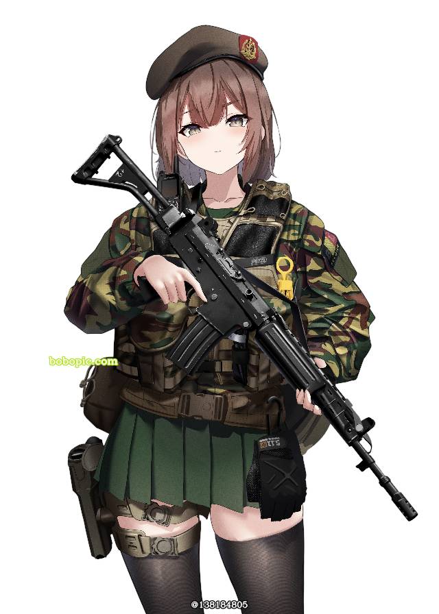原创, 现代个人装备, 军事, armed high school girls, armed young ladies