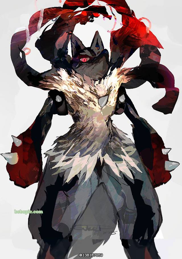 Mega Lucario, 精灵宝可梦, 口袋妖怪, 厚涂, Mega Evolution, Pokemon 100+ bookmarks