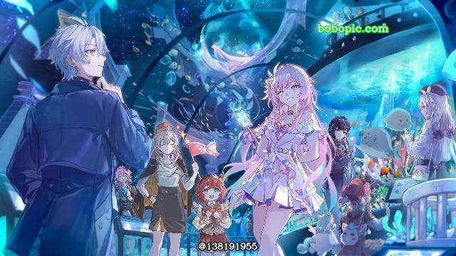 崩坏：星穹铁道, 昔涟, 白厄, Trailblazer (Star Rail), 缇宝, 遐蝶, aquarium