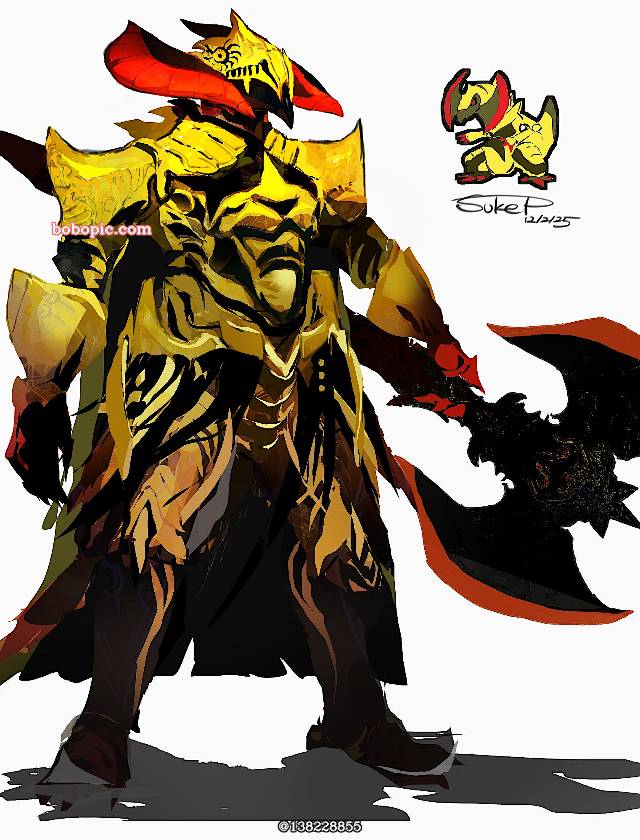 Haxorus, 精灵宝可梦, 口袋妖怪, 厚涂