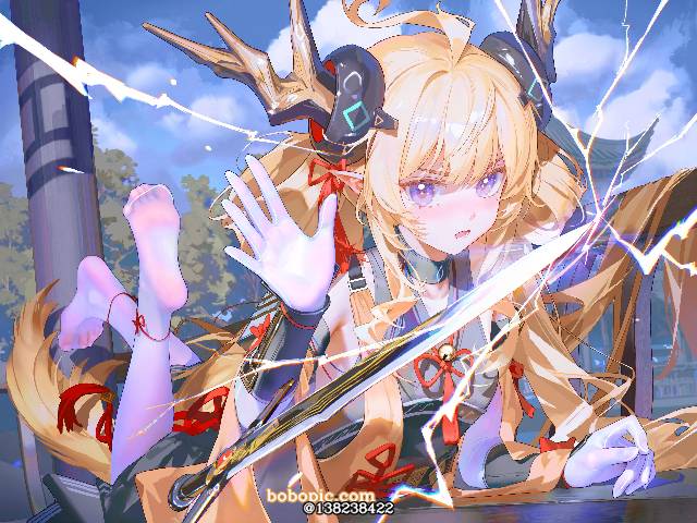 明日方舟, 惊蛰（明日方舟）, 白裤袜, 脚底, 穿透丝袜的内裤, 着袜足底