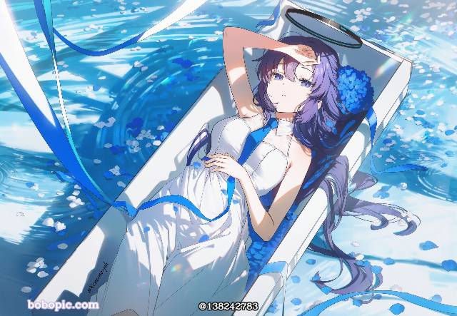 AI 画作, 女孩子, 碧蓝档案, Hayase Yuuka, Yuuka, 风景