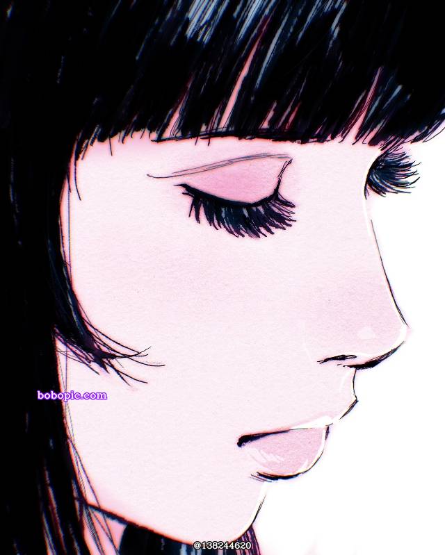 女孩子, 黑发, 原创