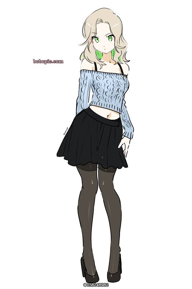 掀起裙子, 裙子, 口塞, Original character