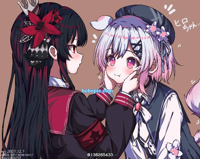 wallpaper, 魔法少女的魔女审判, Sakuraba Ema, cute, 女孩子, 希罗×艾玛