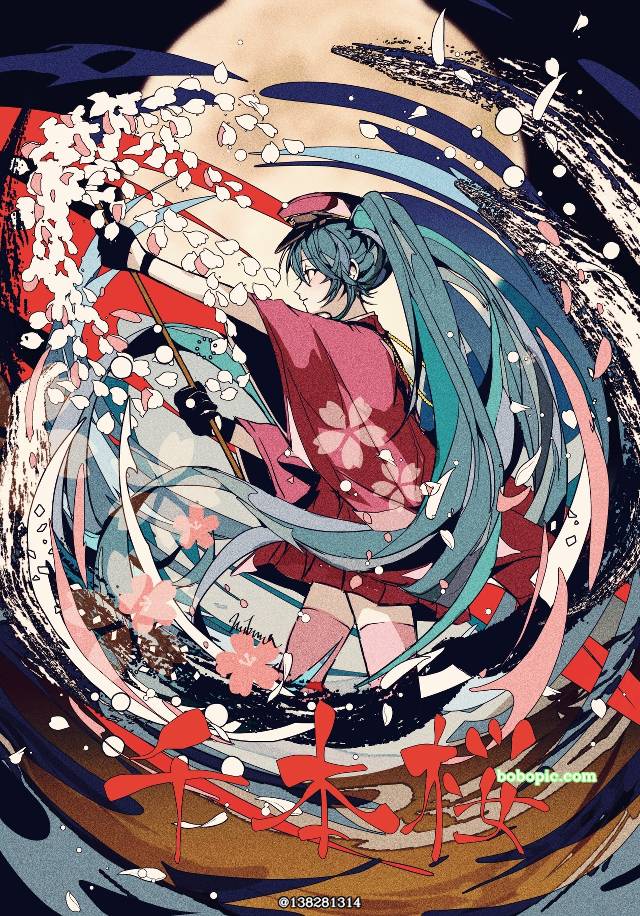 初音未来, Senbonzakura, 侧脸