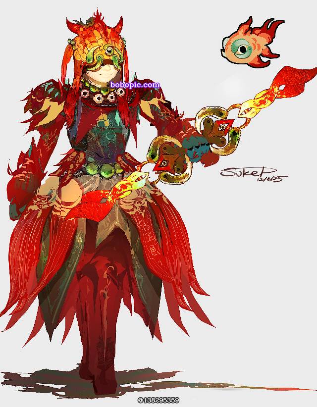 Chi-Yu, 骑士, 精灵宝可梦, 口袋妖怪, 厚涂