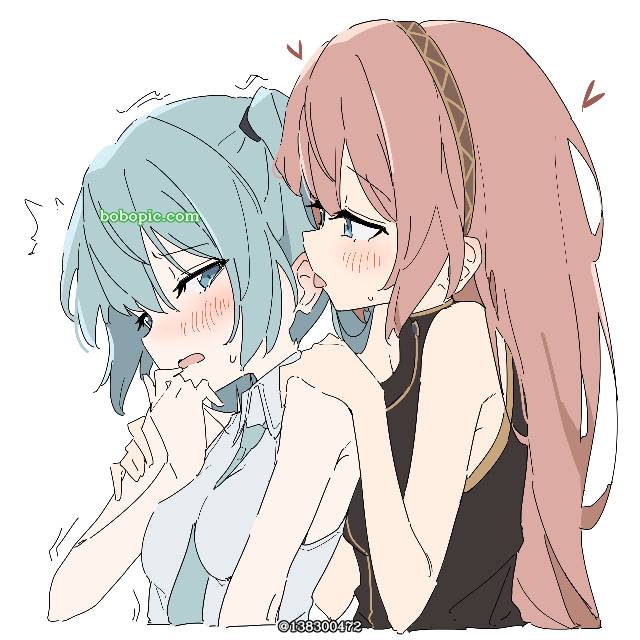 初音未来, 巡音流歌, yuri, 鱼葱