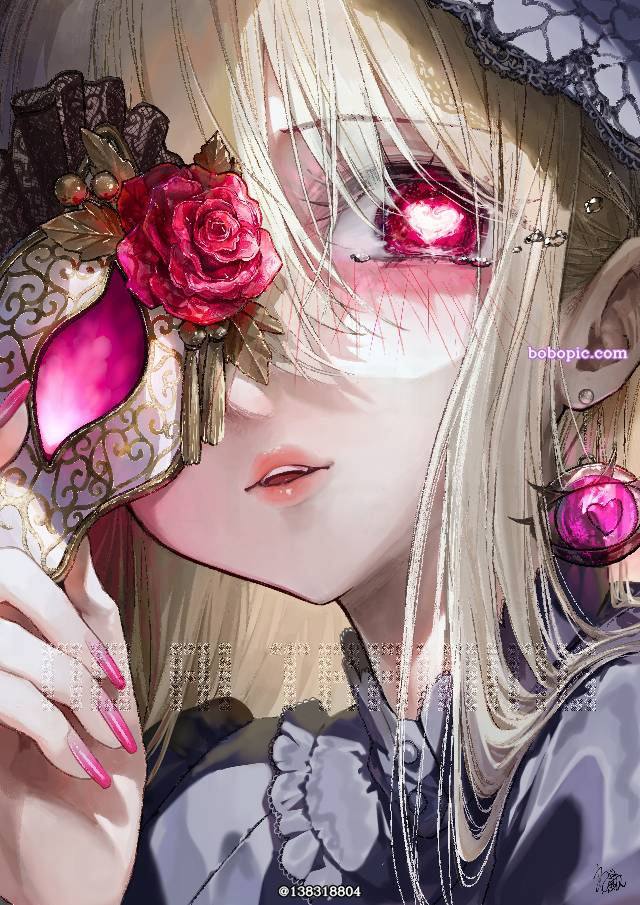 原创, 女孩子, young girl, 原创, witch, 眼睛爱心