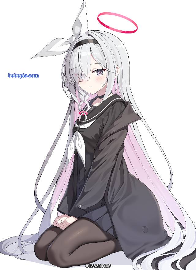 碧蓝档案, Plana (Blue Archive), 女孩子, Plana, beautiful girl, 白发