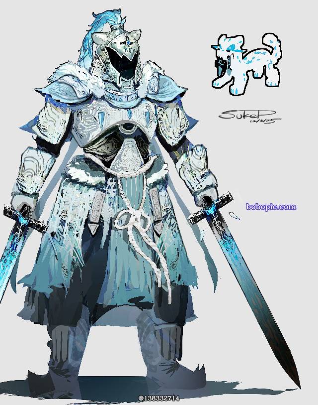 Chien-Pao, 精灵宝可梦, 口袋妖怪, 厚涂, 骑士