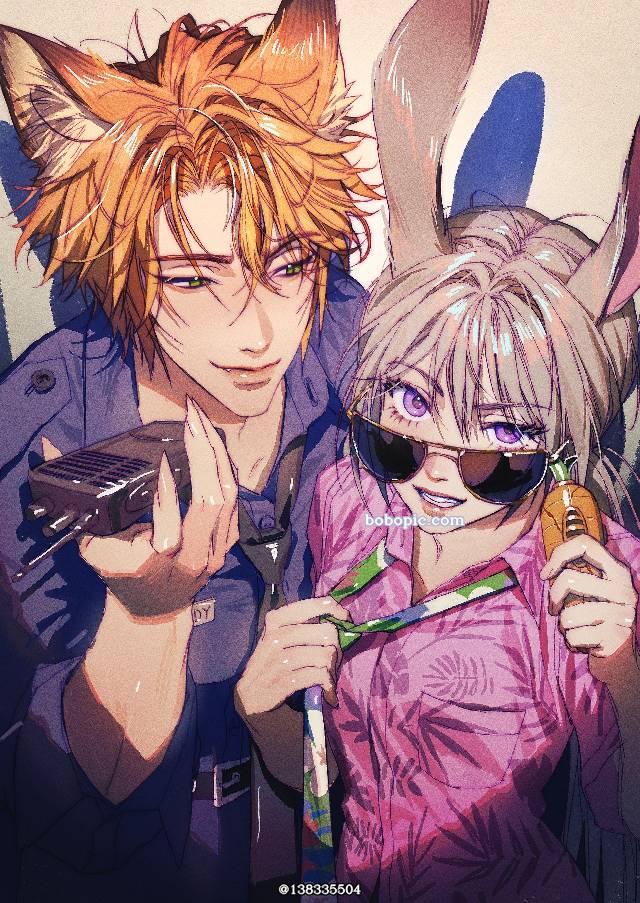 插画, 原创, 原创, 疯狂动物城