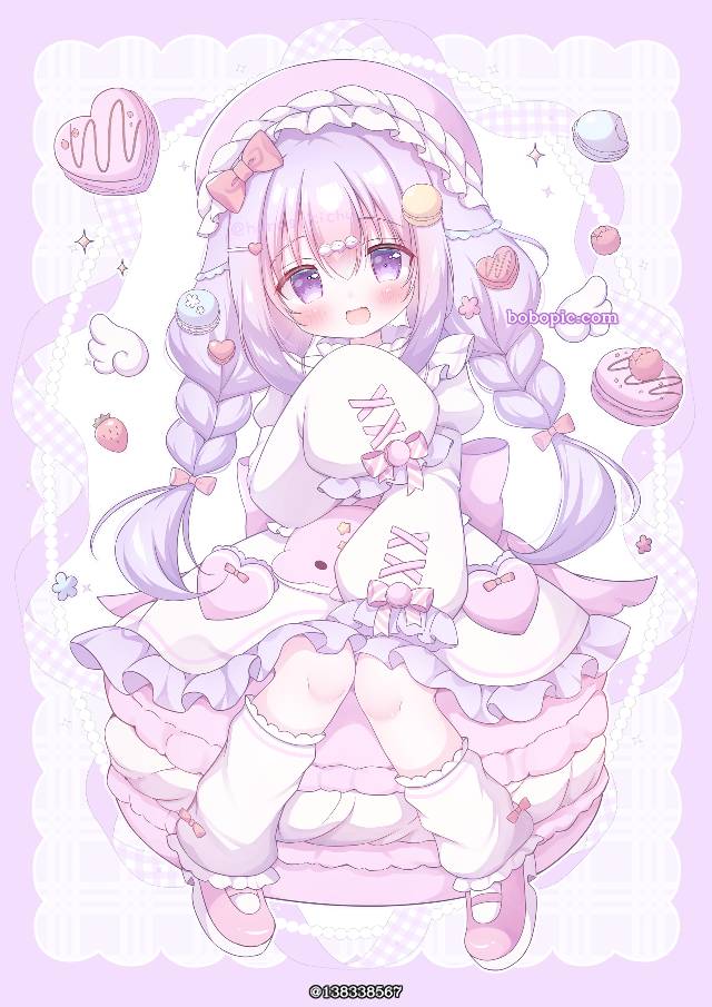 大腿, macaron, frills, 冬CM, heart, angel, sweets