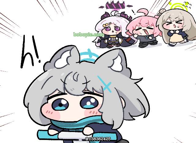 碧蓝档案, Sunaookami Shiroko, Sorasaki Hina, Takanashi Hoshino, Izayoi Nonomi