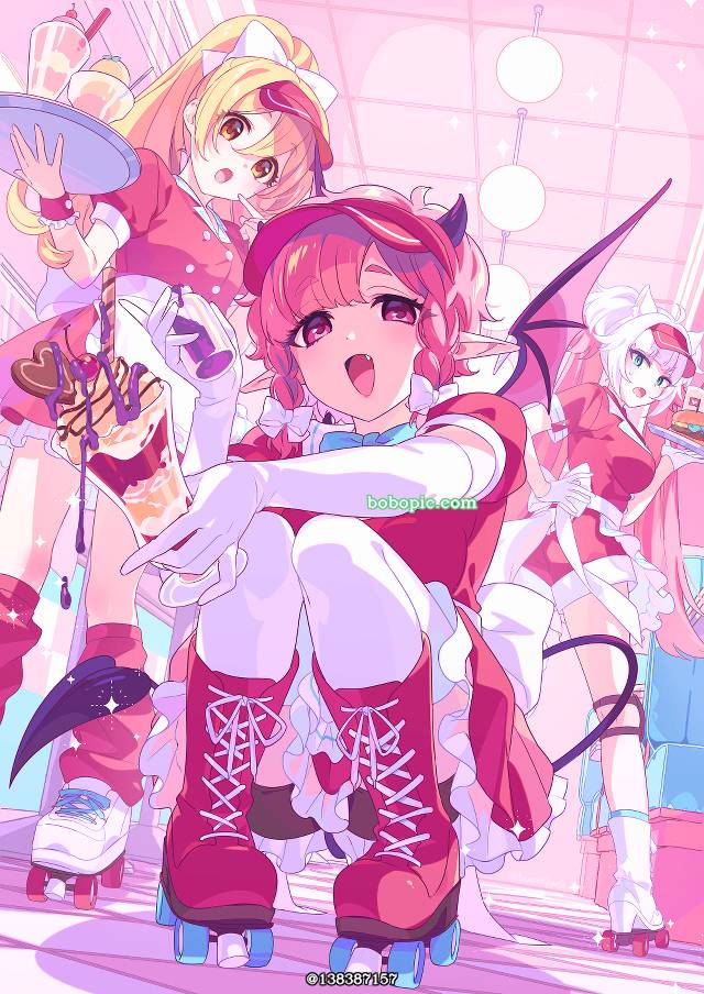 原创, 原创, 女孩子, cat ears