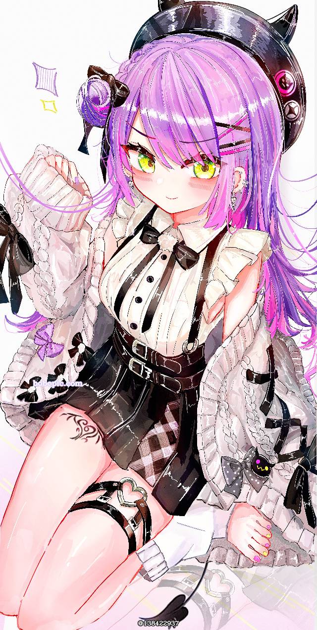 Hololive, 虚拟主播, 常暗永远, 赤脚, 踩脚裤, loose socks, 腋下