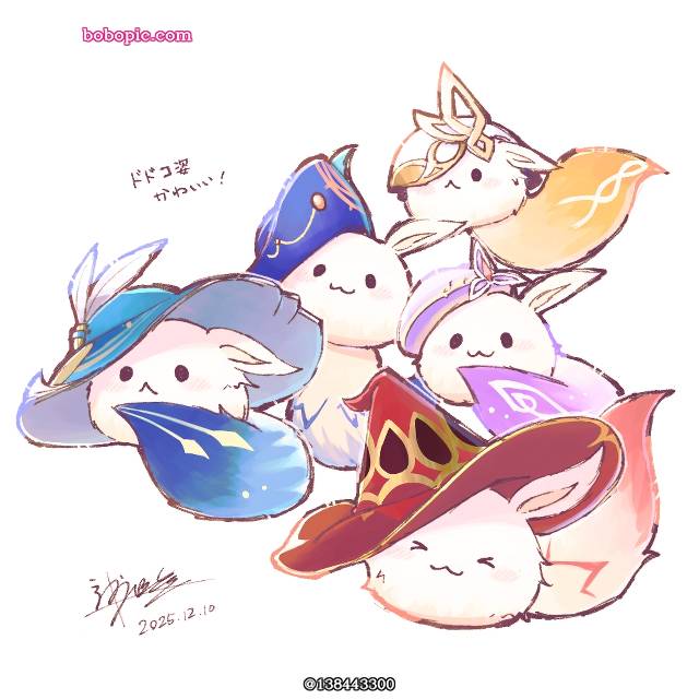 Genshin Impact, 崩坏：星穹铁道, 哥伦比娅, Durin, 万圣节, 涂鸦