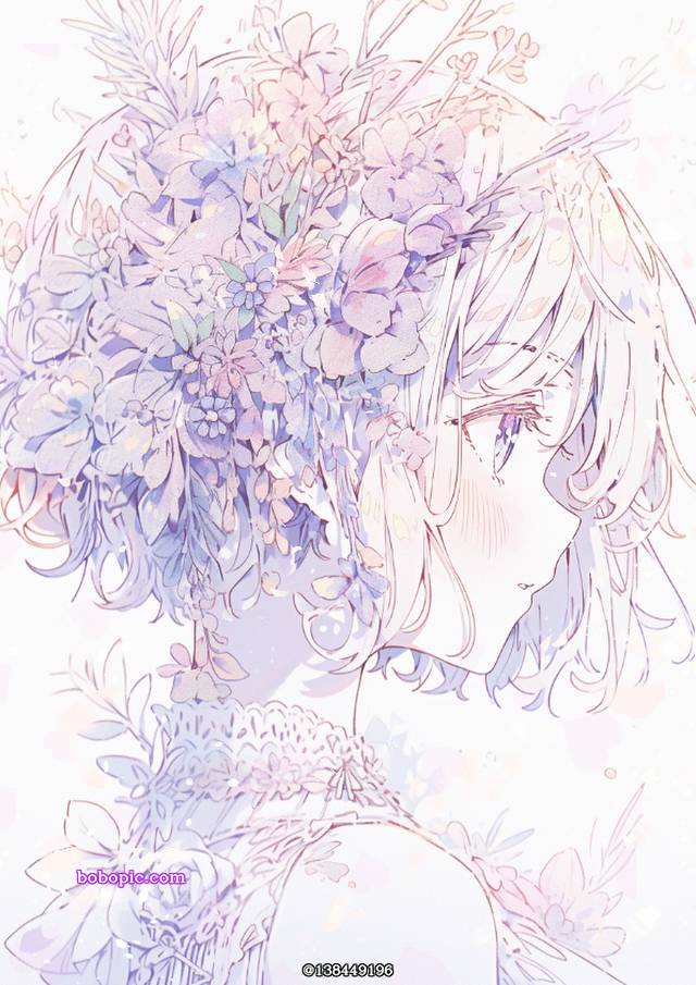 原创, flower, 插画, 涂鸦