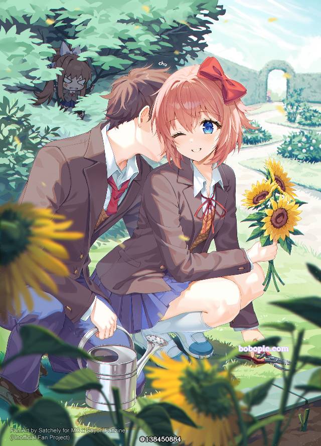 心动文学俱乐部！, Sayori (Doki Doki Literature Club!), 莫妮卡（心跳文学部）, 女孩子