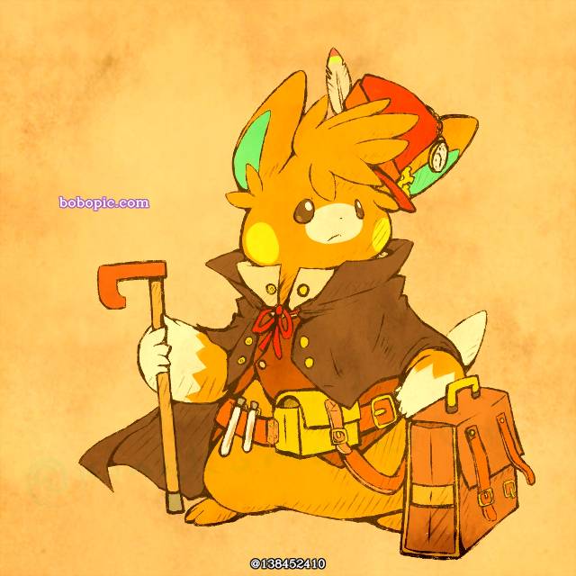 精灵宝可梦, Pawmot, incredibly cute, Pokemon 100+ bookmarks