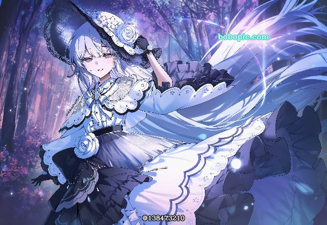 AI 画作, 女孩子, 萝莉, 魔法少女的魔女审判, 风景, 洛丽塔